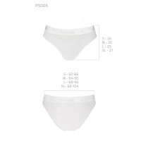 Трусики с прозрачной вставкой Passion PS006 PANTIES M, white