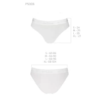 Трусики з прозорою вставкою Passion PS006 PANTIES M, white — Переглянути зображення 5