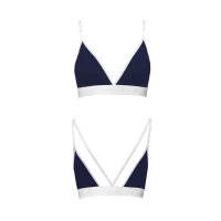 Спортивний топ з подвійними бретелями Passion PS007 TOP XL, navy blue — Просмотреть изображение 5