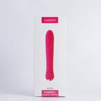 Вібратор із підігрівом Svakom Anya Plum Red — Переглянути зображення 7