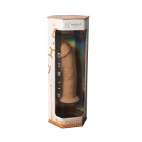 Фалоімітатор SilexD Robby Caramel (MODEL 2 size 6in), двошаровий, силікон + Silexpan, діаметр 3,5см — Просмотреть изображение 6