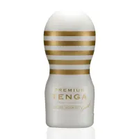 Мастурбатор Tenga Premium Original Vacuum Cup Gentle (глибоке горло) з вакуумною стимуляцією — Переглянути зображення 1
