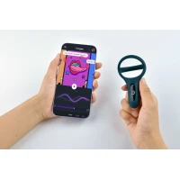 Подвійне ерекційне кільце Fun Town Rise Turquoise, керування зі смартфона — Переглянути зображення 8