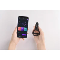 Подвійне ерекційне кільце Fun Town Rise Turquoise, керування зі смартфона — Переглянути зображення 9