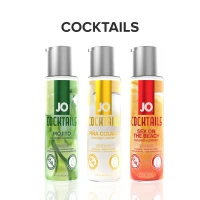 Лубрикант на водній основі JO Cocktails - Pina Colada без цукру, рослинний гліцерин (60 мл) — Переглянути зображення 6