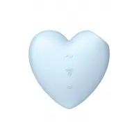 Вакуумний стимулятор-серце з вібрацією Satisfyer Cutie Heart Blue — Переглянути зображення 6