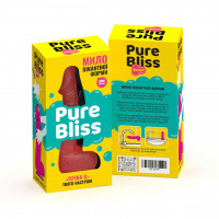 Мыло в форме пениса Pure Bliss MINI Red, крафтовое мыло-член, натуральное — Просмотреть изображение 7