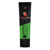 Лубрикант на водній основі Intt Strawberry (100 мл), смак та аромат полуниці, без цукру — Просмотреть изображение 1