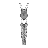 Ажурний бодістокінг під павутину Obsessive Bodystocking G325 black S/M/L, чорний, комбінезон — Переглянути зображення 6