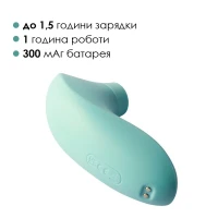 Вакуумний стимулятор Svakom Pulse Lite Neo Seafoam Blue, керується зі смартфона — Переглянути зображення 6