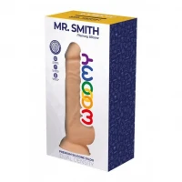 Силіконовий фалоімітатор Wooomy Mr.Smith, термореактивний, з присоскою, довжина 17,5, діаметр 3,3 см — Просмотреть изображение 2