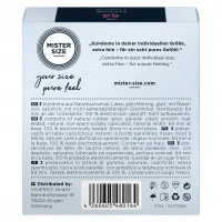 Презервативи Mister Size - pure feel - 64 (3 condoms), товщина 0,05 мм — Переглянути зображення 3