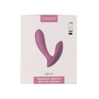 Смарт-вібратор у трусики Svakom Erica Romantic Rose, дуже гнучкий, 2 мотори — Просмотреть изображение 12