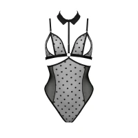 Боді Passion DOMINICA BODY S/M, black — Переглянути зображення 3