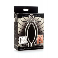 Затискач для статевих губ Master Series: Pussy Tugger Adjustable Vagina Clamp with Chain — Переглянути зображення 9