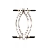 Затискач для статевих губ Master Series: Pussy Tugger Adjustable Vagina Clamp with Chain — Просмотреть изображение 2