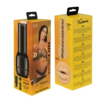 Мастурбатор Kiiroo Feel Victoria June Mouth Stroker PBC, сумісний з PowerBlow і Keon — Переглянути зображення 6