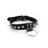 Чоловічий чокер з шипами Art of Sex - Stiles Leather and Spikes — Переглянути зображення 2