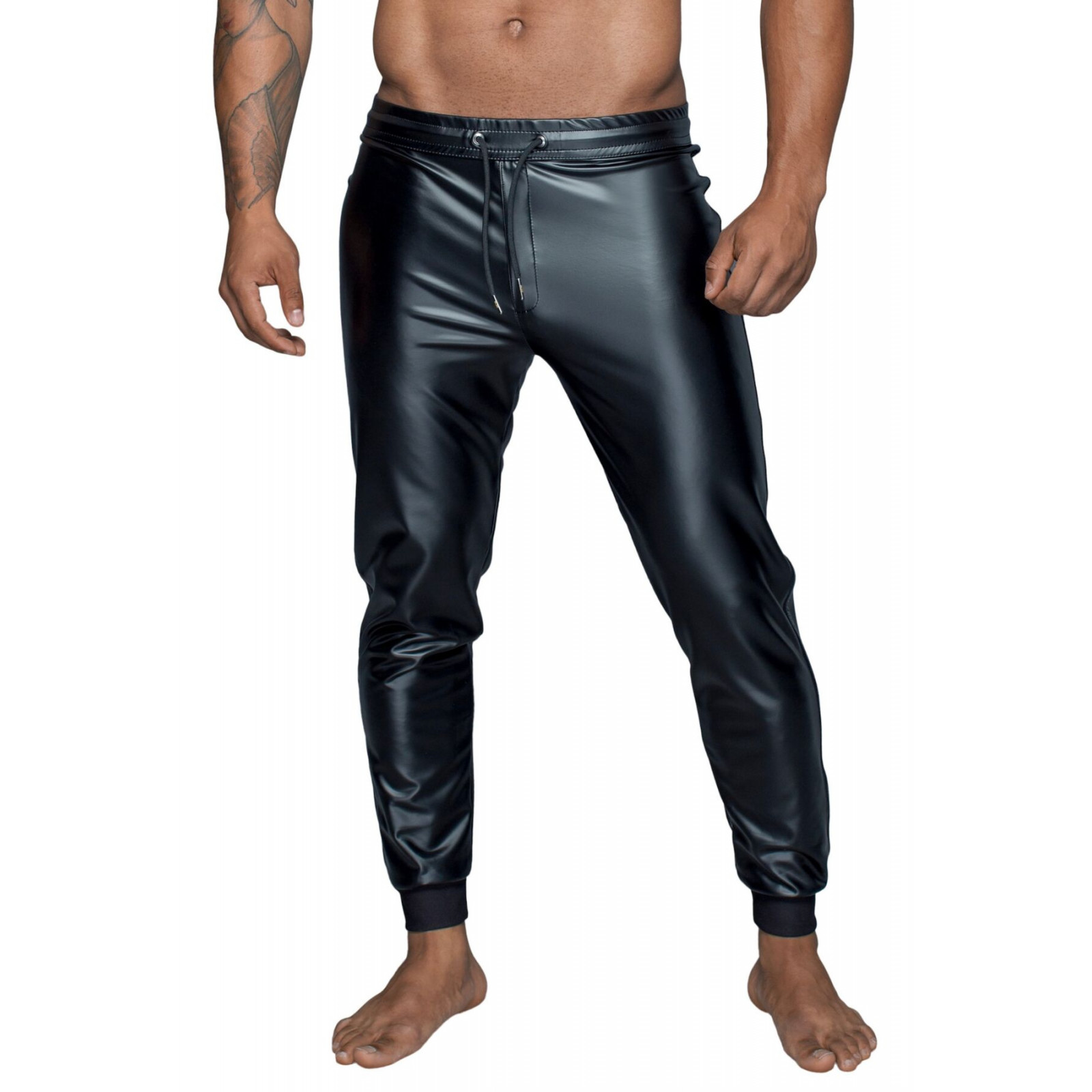 Чоловічі трегінси Noir Handmade H063 Powerwetlook treggings, 3XL, мокрий ефект