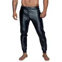Чоловічі трегінси Noir Handmade H063 Powerwetlook treggings, 3XL, мокрий ефект — Переглянути зображення 1