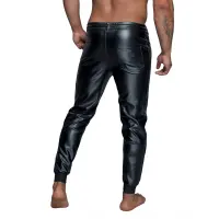 Чоловічі трегінси Noir Handmade H063 Powerwetlook treggings, 3XL, мокрий ефект — Переглянути зображення 2