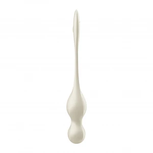 Вагінальні смарт-кульки з вібрацією Satisfyer Love Birds 1 Connect App White, 78 г
