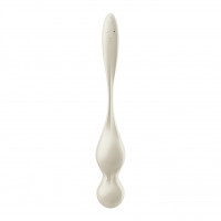 Вагинальные смарт-шарики с вибрацией Satisfyer Love Birds 1 Connect App White, 78 г