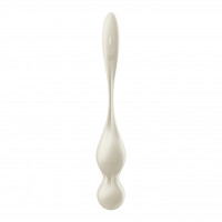 Вагинальные смарт-шарики с вибрацией Satisfyer Love Birds 1 Connect App White, 78 г