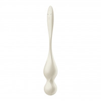 Вагинальные смарт-шарики с вибрацией Satisfyer Love Birds 1 Connect App White, 78 г