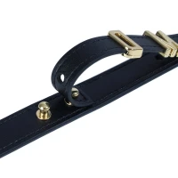 Нашийник LOCKINK Dark DIY Alphabet Collar, чорний, штучна шкіра, букви зі стразами — Переглянути зображення 14