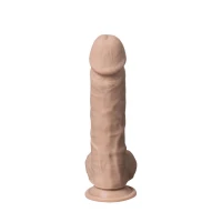 Фалоімітатор SilexD Tomas Real Skin Flesh MODEL 1, реалістичний, на присосці, діаметр 4,9 см — Просмотреть изображение 2
