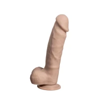 Фалоімітатор SilexD Tomas Real Skin Flesh MODEL 1, реалістичний, на присосці, діаметр 4,9 см — Просмотреть изображение 3