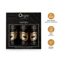 Набір олій для тантричного масажу Orgie – Tantric Mini Size Collection (3х30 мл), зволоження — Переглянути зображення 4
