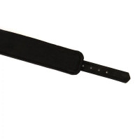 Нашийник з повідцем Liebe Seele Boudoir Amor Collar with Leash Black, три кільця — Переглянути зображення 7