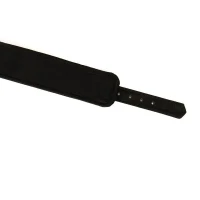 Нашийник з повідцем Liebe Seele Boudoir Amor Collar with Leash Black, три кільця — Переглянути зображення 7