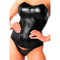 Корсет Noir Handmade F334 Powerwetlook corset - 6XL — Переглянути зображення 1