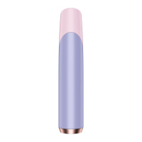Вакуумний стимулятор Satisfyer Bold Kiss Violet, магнітна технологія 3D Air Pulse, 30 режимів роботи