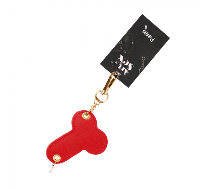 Брелок на карабіні для ключів Art of Fhallus, Червоний