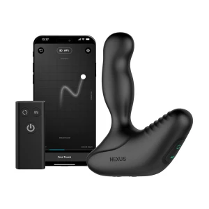 Смарт-масажер простати Nexus Revo Stealth with APP, вібрація+ротація, пульт ДУ, до 10 годин роботи