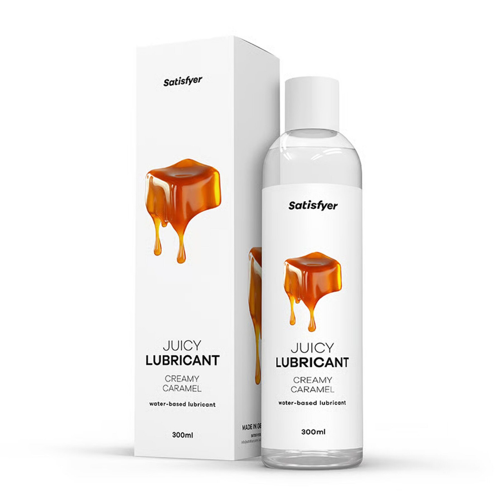 Лубрикант на водной основе Satisfyer Juicy Lubricant Creamy Caramel water based 300 мл