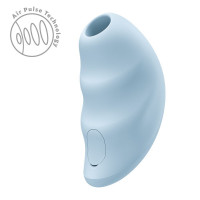 Вакуумный стимулятор Fun Factory Intense Sky Blue, 11 режимов работы, перезаряжаемый