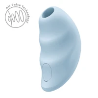 Вакуумний стимулятор Fun Factory Intense Sky Blue, 11 режимів роботи, перезаряджуваний — Переглянути зображення 2