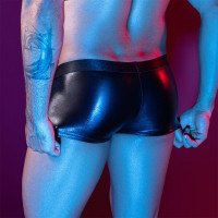 Еротичні чоловічі лакові труси зі шнурівкою JSY 9119T One Size — Переглянути зображення 3