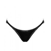 Трусики Noir Handmade P014 Dominae PVC panty with silver clasp L — Просмотреть изображение 4