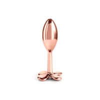 Анальна пробка NS Novelties Rear Assets - Clover - Rose Gold — Переглянути зображення 1