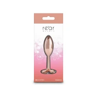 Анальна пробка NS Novelties Rear Assets - Clover - Rose Gold — Переглянути зображення 5