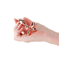 Анальная пробка NS Novelties Rear Assets - Clover - Rose Gold — Просмотреть изображение 3