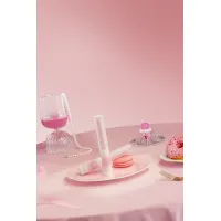 Ліпстик-вібратор KISSTOY Pop Cherry, 7 режимів, 2 мотори, гнучкий, підігрівання — Просмотреть изображение 16