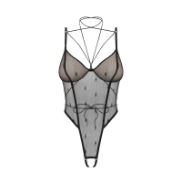 Боді Obsessive Anniverse Special crotchless teddy S/M — фото 3