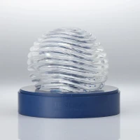 Мастурбатор Tenga Geo Aqua Clear, новий матеріал, ніжні хвилі — фото 2